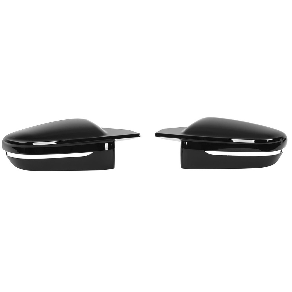 Gloss Black Mirror Cap Covers for BMW 3 4 5 Series G20 G22 G30 G11 G14 for M3