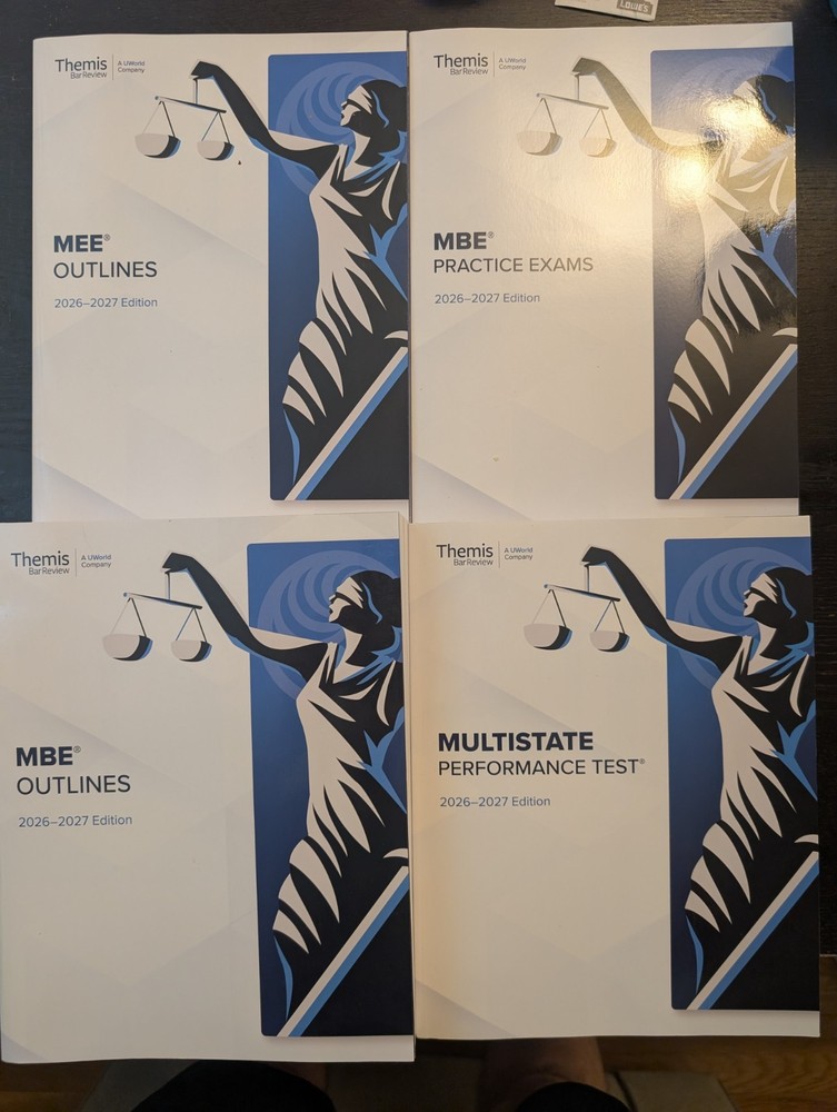 Themis Bar Exam Review 2026-2027 Multistate Prep TextBooks (Set 4) MBE MEE MPT