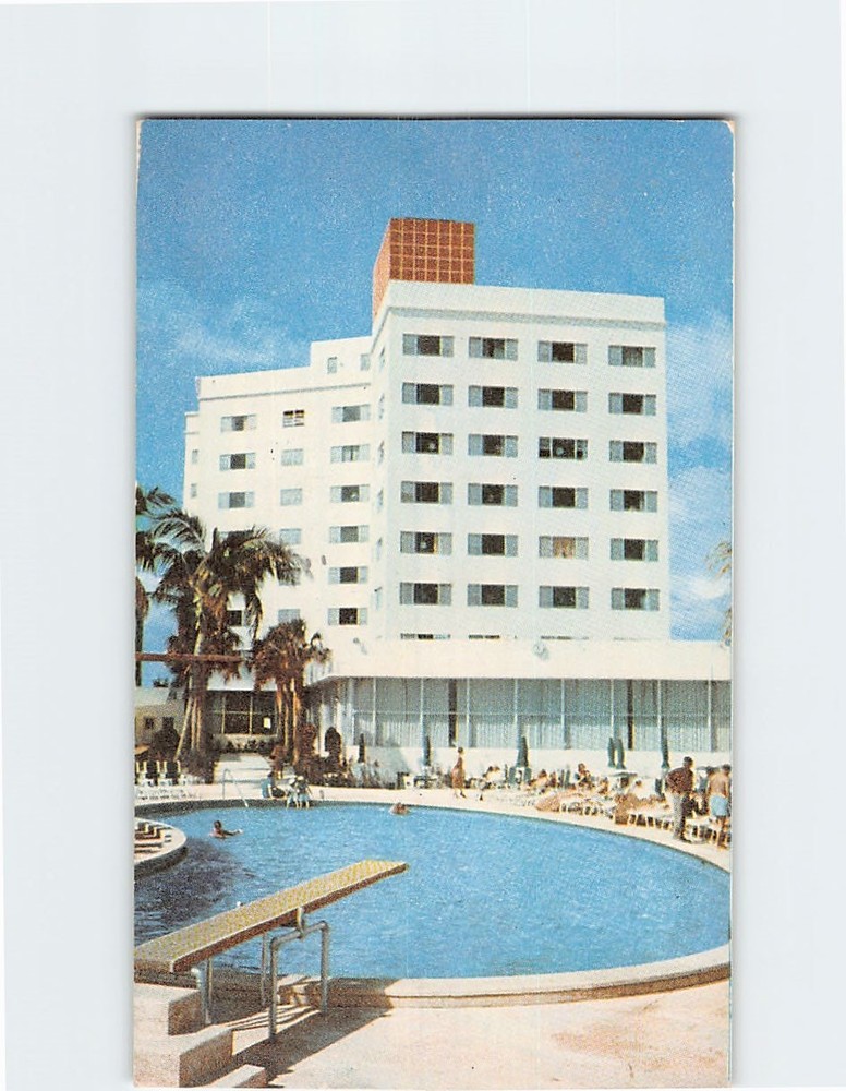 Postcard Lombardy Miami Beach Florida USA