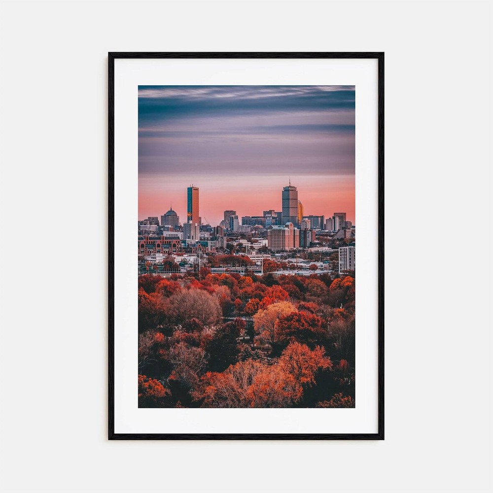 Boston Colorful Poster Print No 3 Boston Photo Wall Art Boston Wall Decor