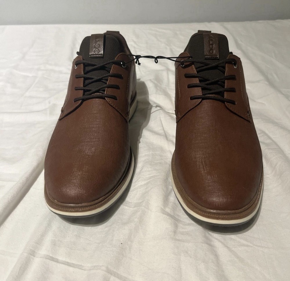 Aldo Brown Men's Lace Up Synthetic Casual Sneakers