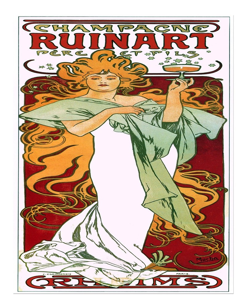 Art Nouveau Wall Art Poster by Alphonse Mucha Premium Quality