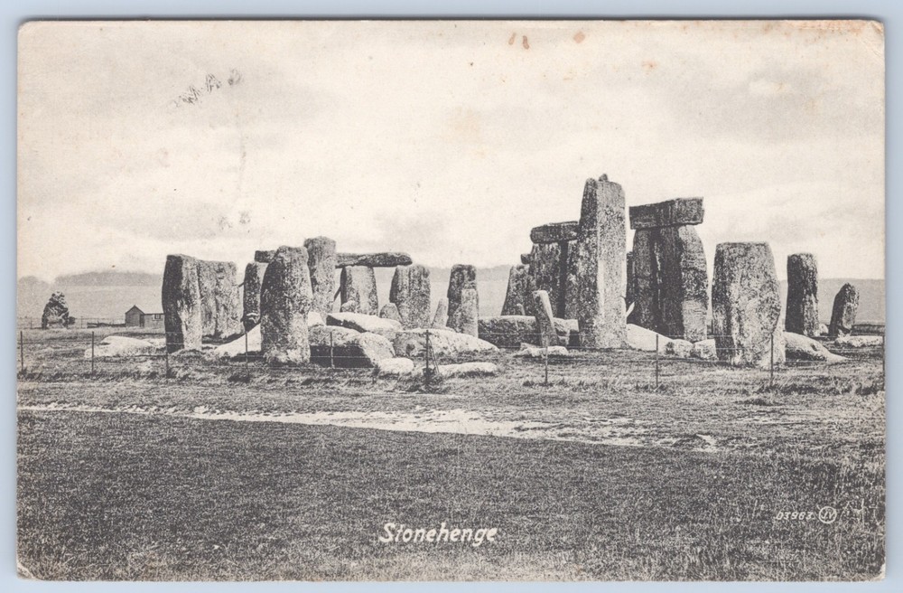 England UK Wiltshire Salisbury Plain Stonehenge Landscape YMCA Postcard