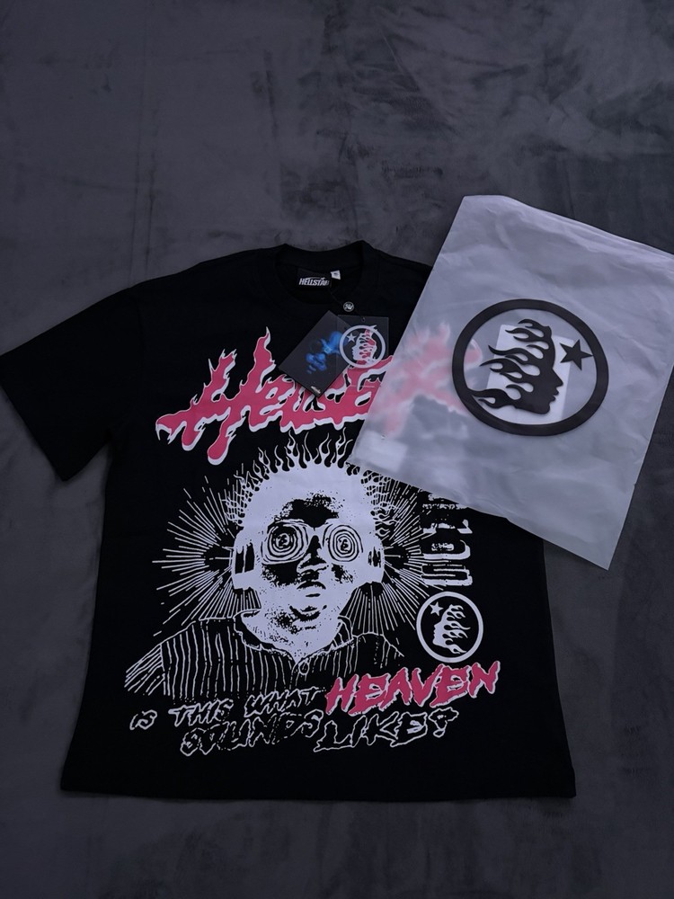 Hellstar Graphic T-Shirt Black Red Size Small Brand New