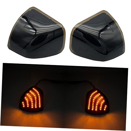 Passenger and Driver Side Mirror Turn Signal Light Replacement for Dodge Ram