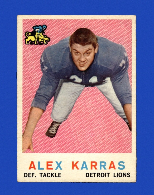 1959 Topps Set-Break #103 Alex Karras RC VG-VGEX *GMCARDS*Consign with Greg Morris Cards