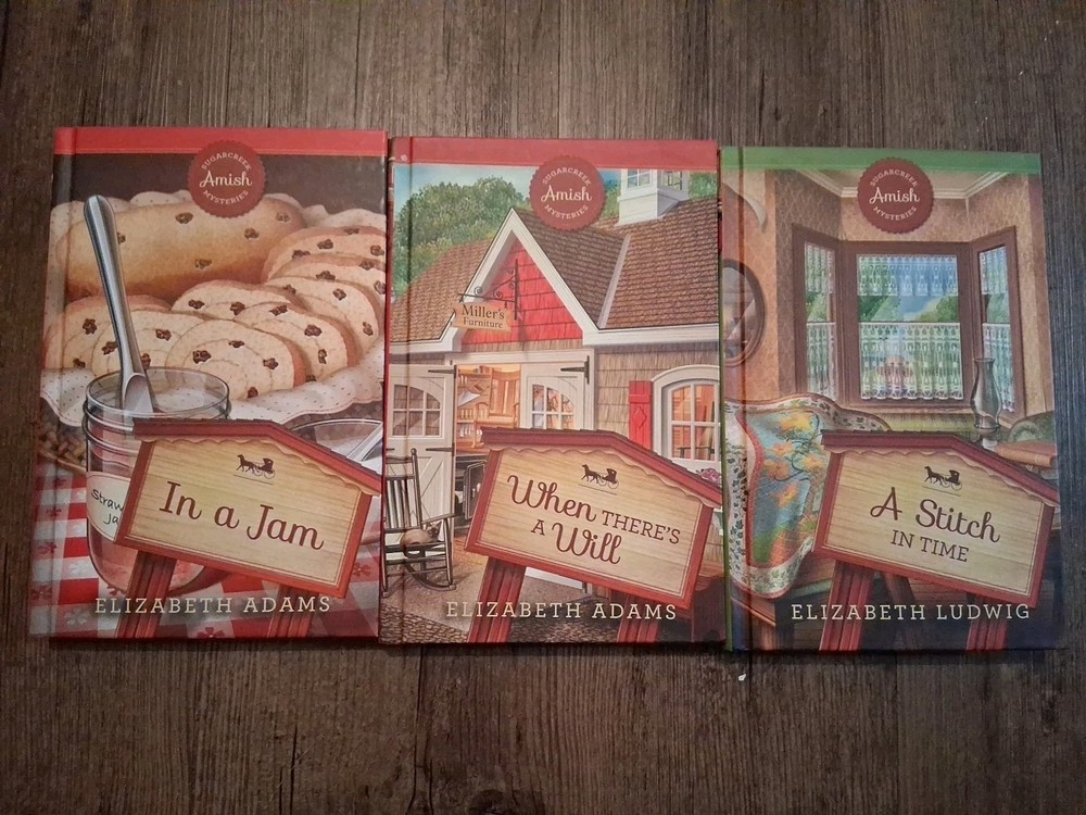 Sugarcreek Amish Mysteries Lot of 3 Hardcover Books  GuidepostsLot of 3