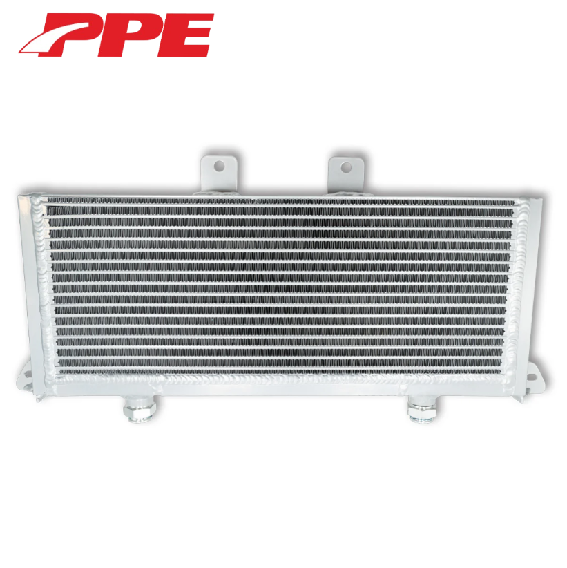 PPE Bar & Plate Transmission Cooler For 2001-2003 GMC Chevrolet 6.6L Duramax