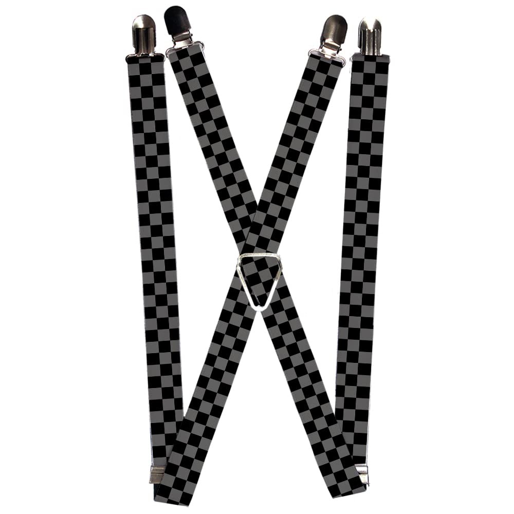 `Suspenders - 1.0`` - Checker Black/Gray` ACC NEWAnother great item from Rarewaves USA | Free delivery!