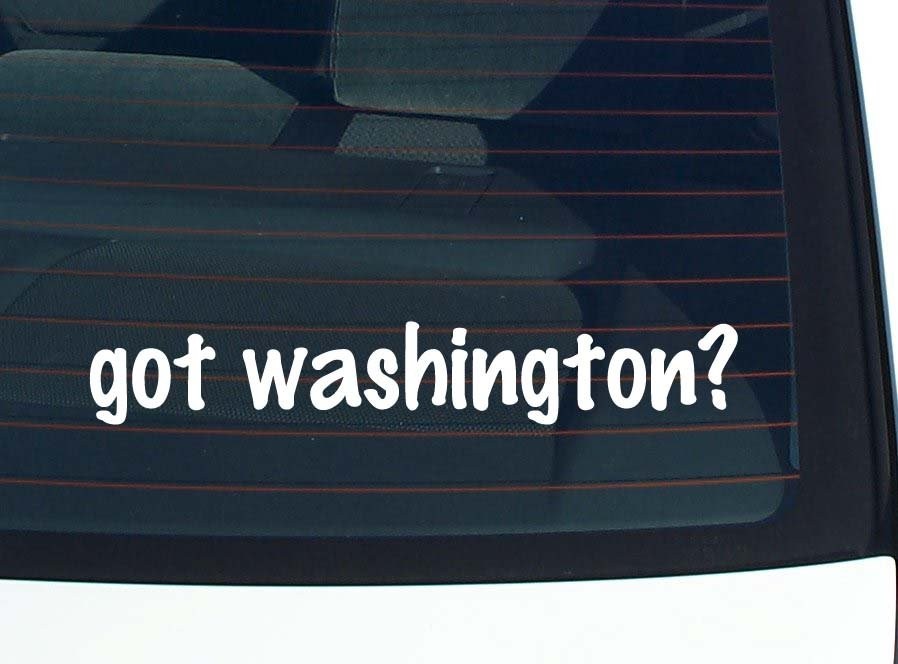 Washington State Pride Car Decal - Funny Last Name Vinyl Bumper Sticker