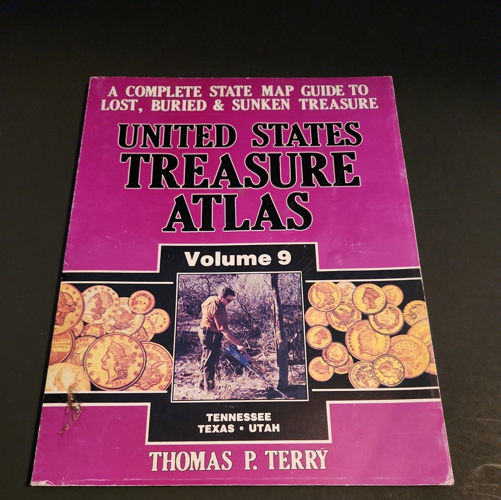 UNITED STATES TREASURE ATLAS VOL.9 TENNESSEE-TEXAS-UTAH BY Thomas Terry