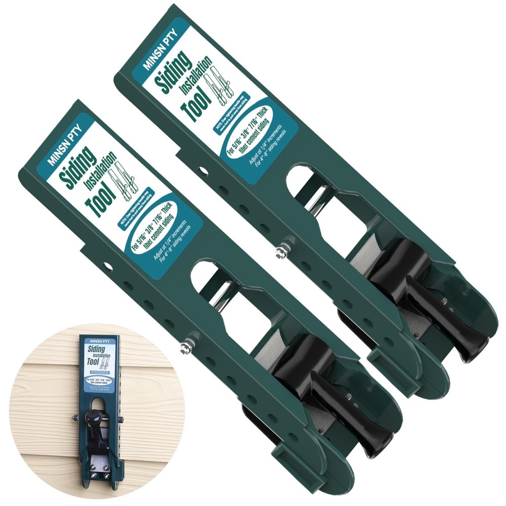 Upgraded Siding Installation Tools for 5/16-Inch, 3/8-Inch, 7/16-Inch Fiber L...