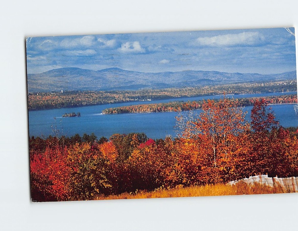 Postcard Lake Wentworth East Wolfeboro New Hampshire USA