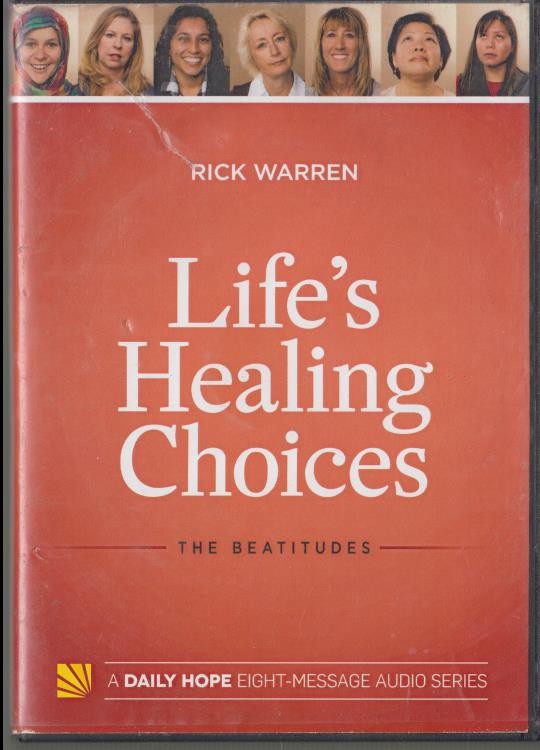 Life's Healing Choices: The Beatitudes 8-Disc AUDIO BOOK CD Pastor Rick Warren