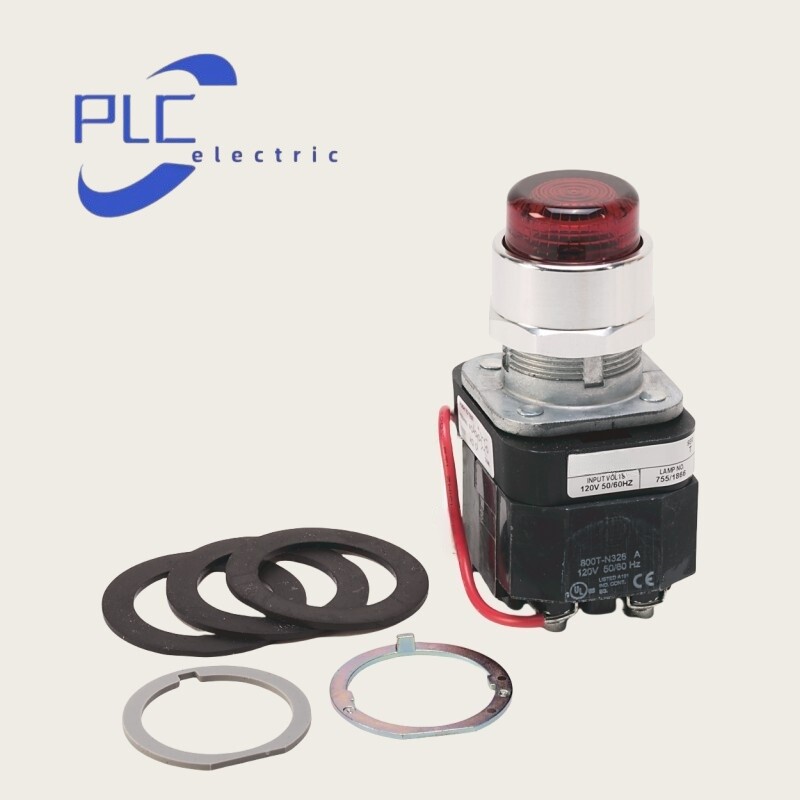 1PCS NEW Type 800T-QT10R Allen Bradley 30mm Pilot Light 800T PB 120V AC Red