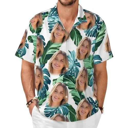 Hawaiian Tropical Aloha Shirt Personalized Summer Beach Vacation Gift Idea