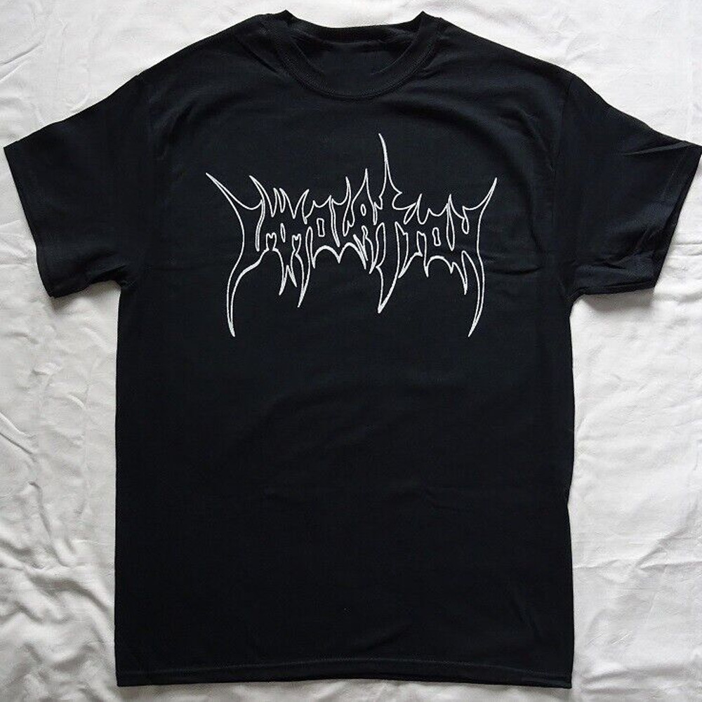 Immolation Band logo T-Shirt S-5Xl black All sizes short sleeve