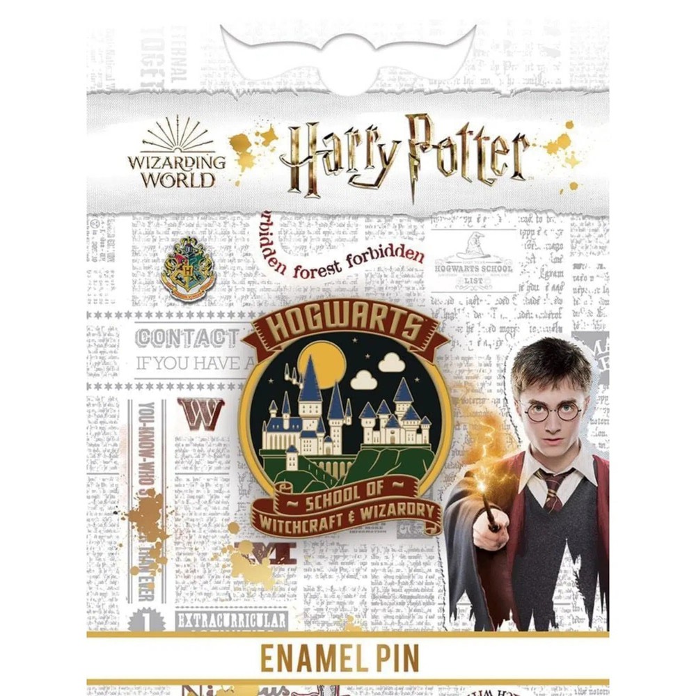 Harry Potter Hogwarts Enamel Pin Badge - Witchcraft & Wizardry