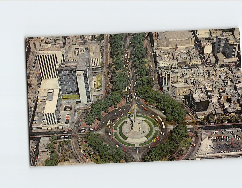 Postcard Air View Of Reforma Mexico City Mexico