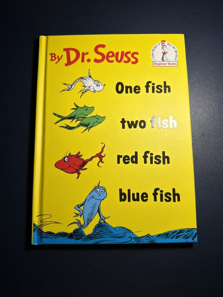 One Fish Two Fish Red Fish Blue Fish Hardcover Book by Dr. Seuss | Classic