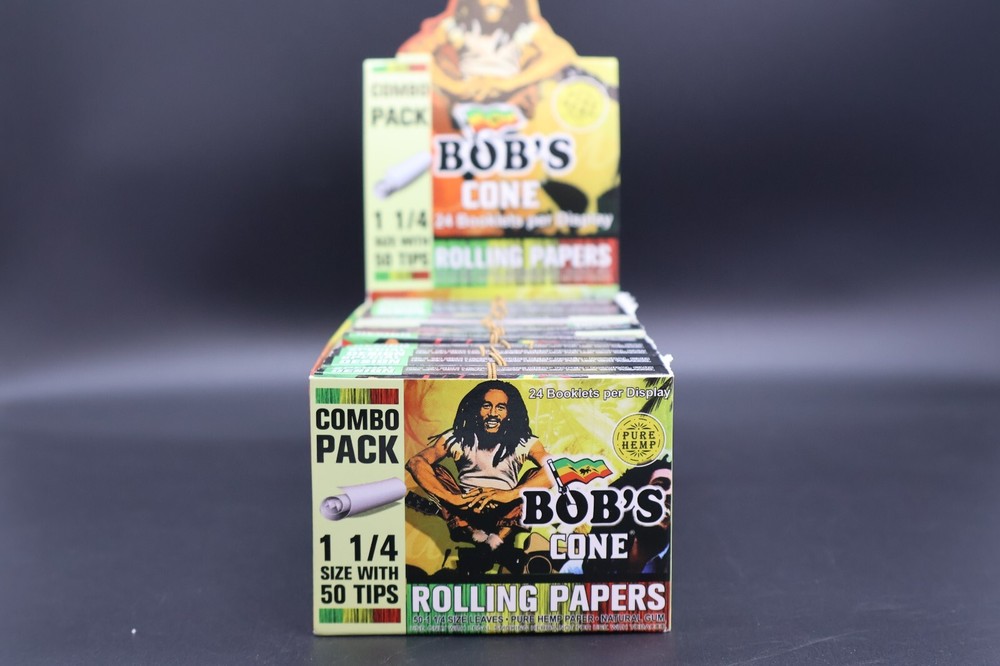 Authentic Classic 1 1/4 Rolling Paper 1200 Sheets with 1200 Tips US Made
