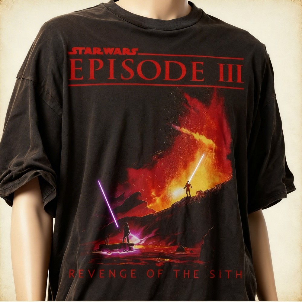 Vintage Star Wars Revenge of the Sith Shirt Oversized Anakin Skywalker Shirt new