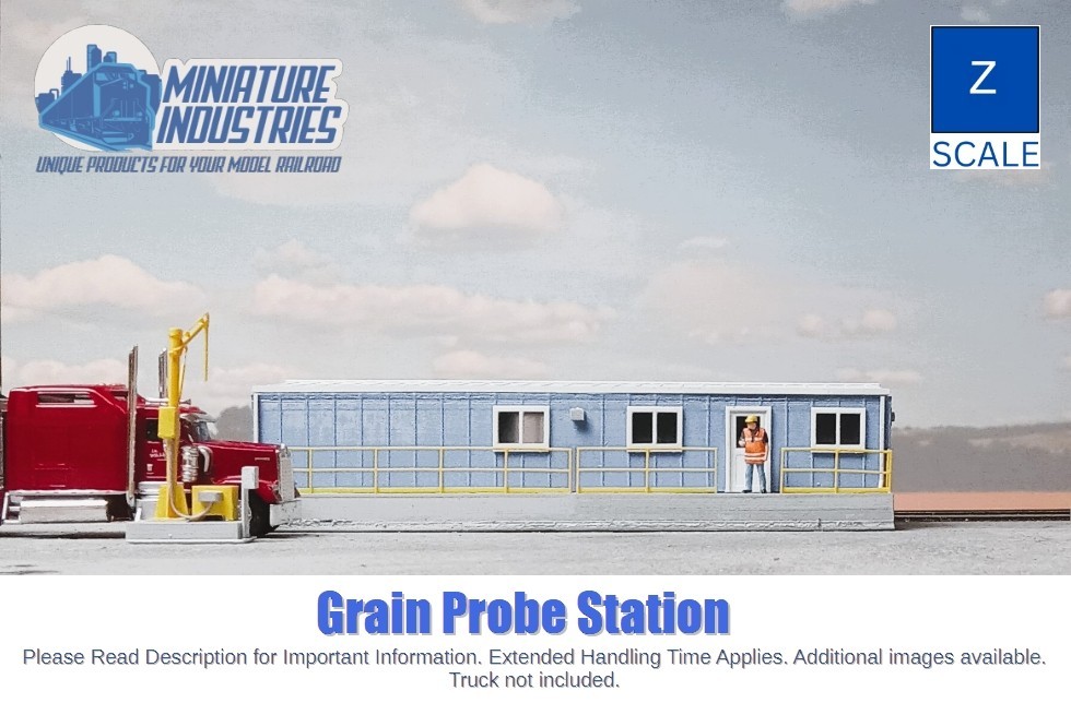 Z Scale Grain Probe Station Kit for Grain Elevator Structures 1:220