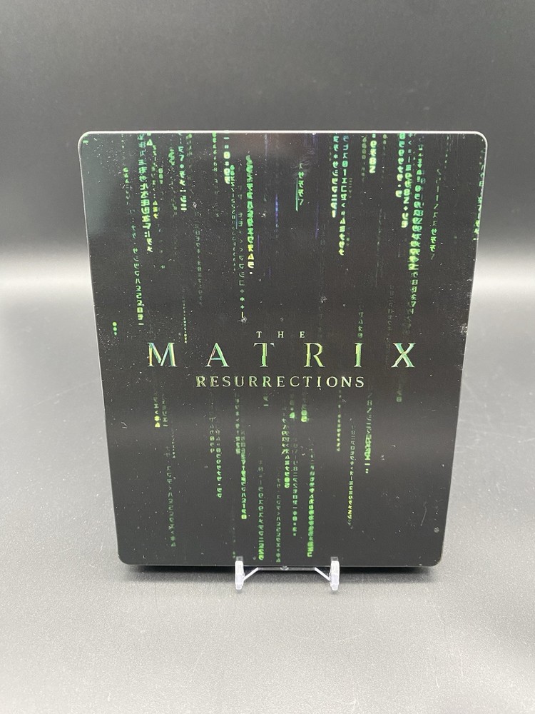 Matrix Resurrections 4k Ultra HD Blu Ray Exclusive Steelbook No Digital