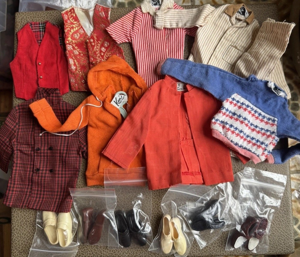 Vintage Barbie Lot Of Ken Clothes