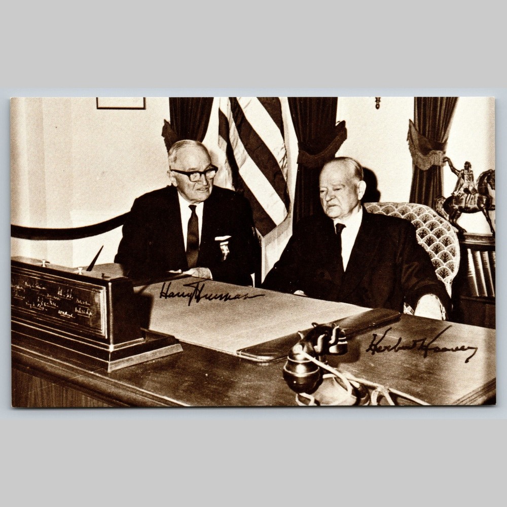 Postcard Herbert Hoover Presidential Library Iowa 1973