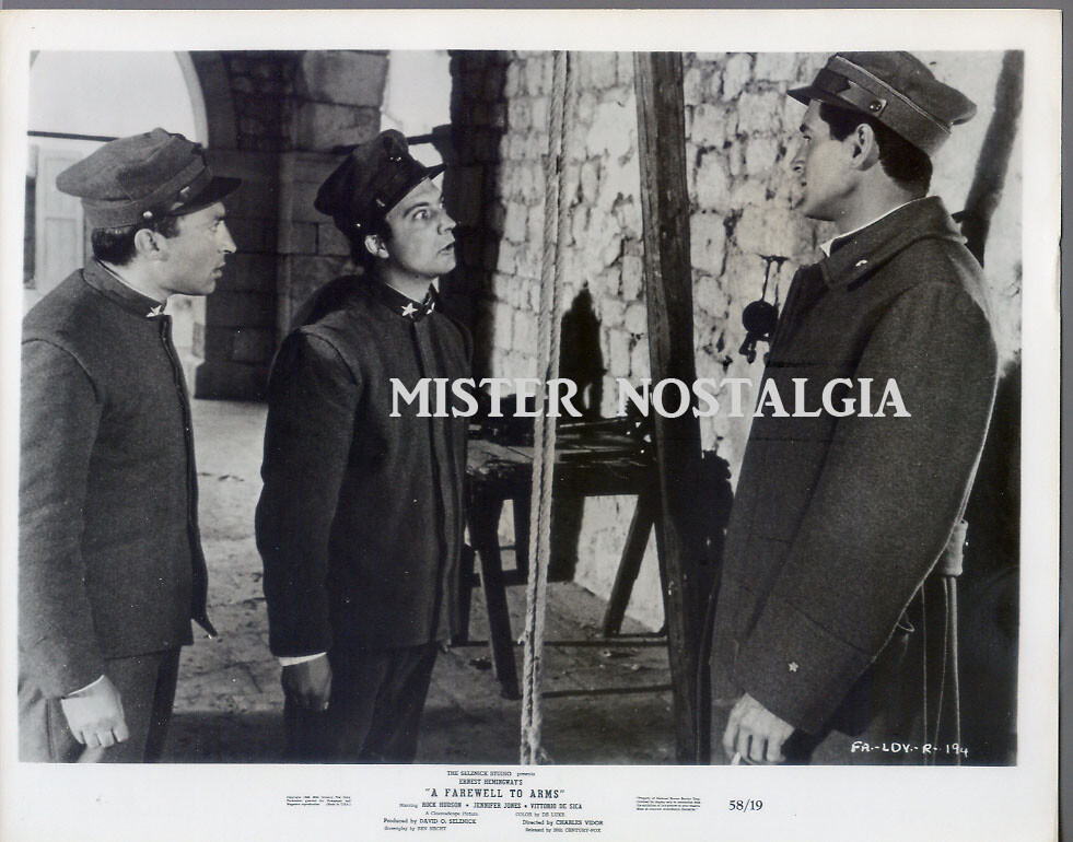 Vintage Photo 1958 ROCK HUDSON A Farewell To Arms #194