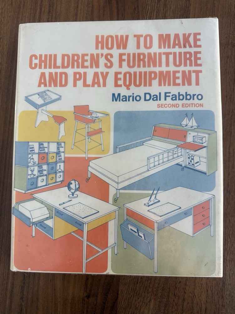 Vintage 1975 Mario Dal Fabbro How to Make Children’s Furniture & Play Equipment