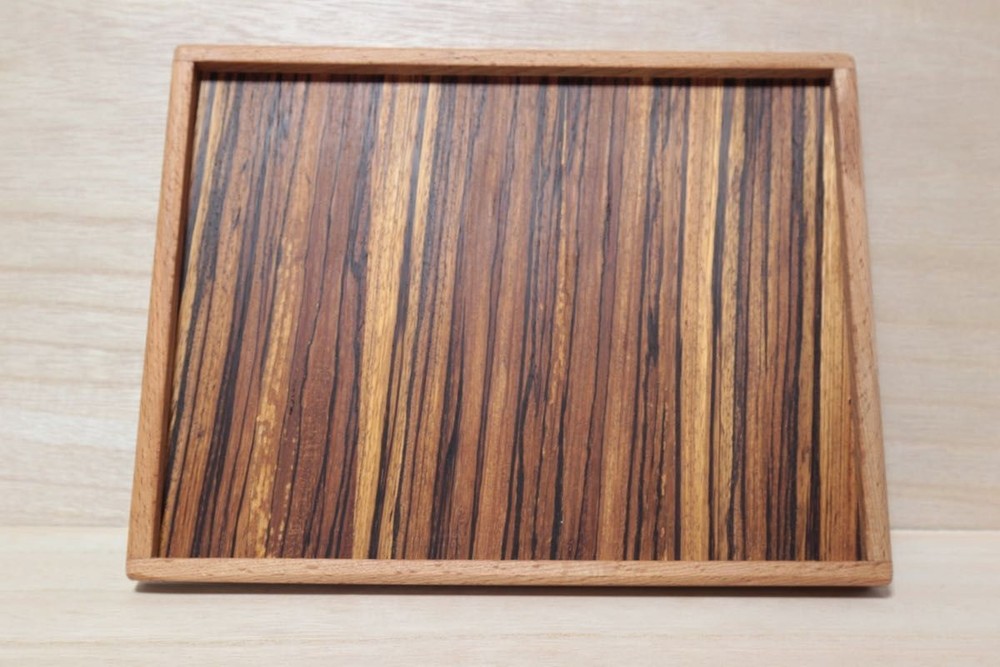 Wooden Tray Small Tray Tea Ceremony Utensil Handmade Natural Wood Sweets Tray