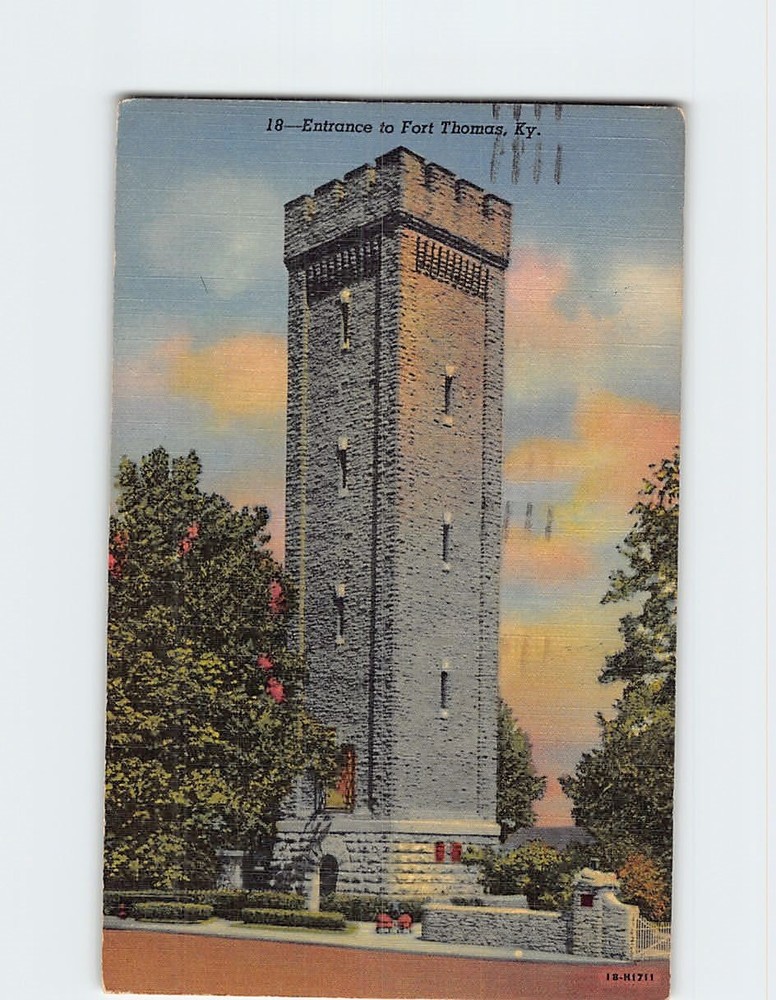 Postcard Entrance to Fort Thomas Kentucky USA