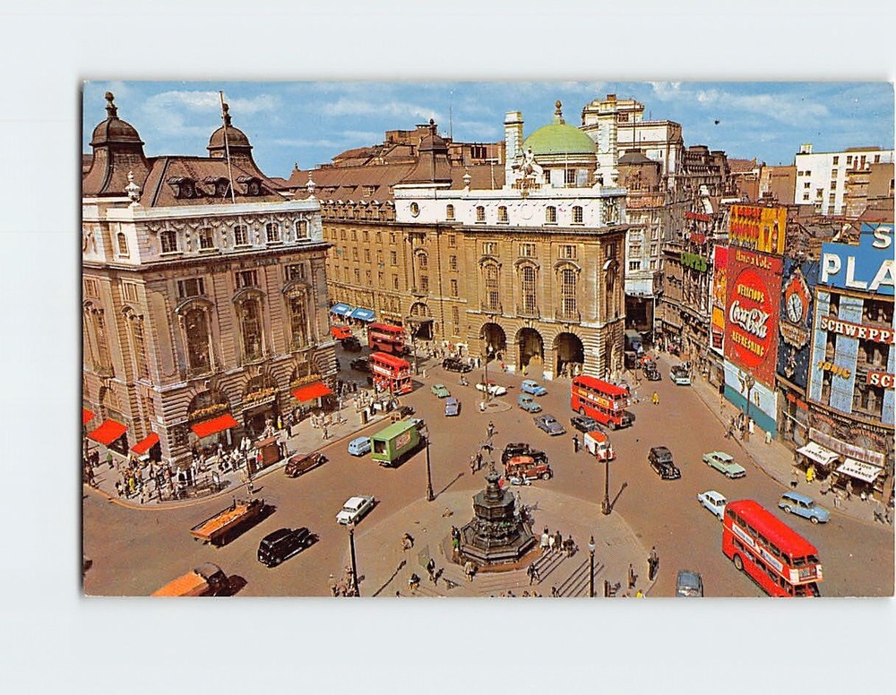 Postcard Piccadilly Circus London England