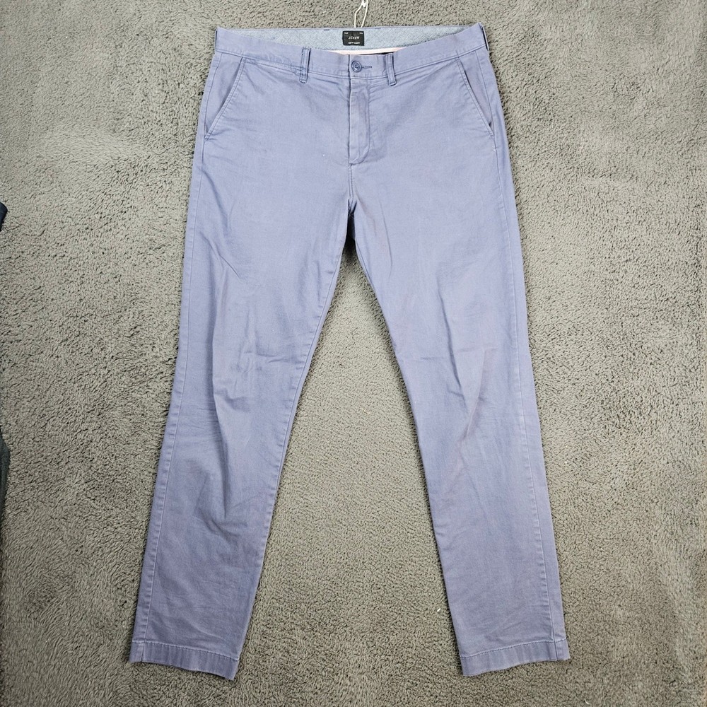 J.Crew 770 Straight Fit Chino Pants Mens 34x34 Blue Slate Cotton Casual