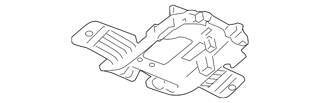 Genuine GM Light Gray Roof Front Compartment Anchor Plate 89023608