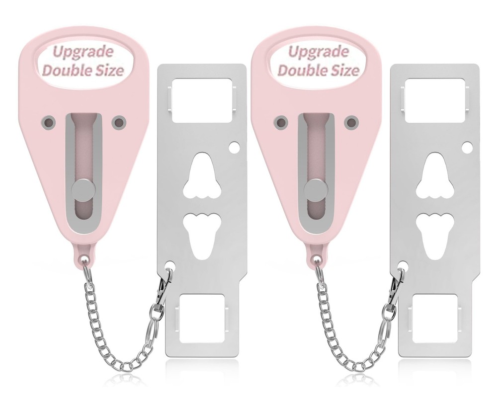 Portable Door Lock for Home Hotel Travel Safety Extra Security Latch