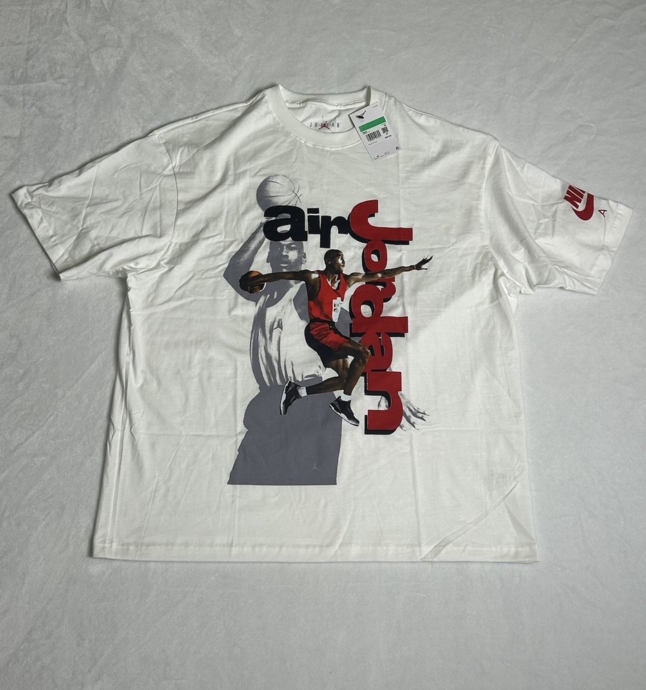 Nike Air Jordan 1985 Statement White T-Shirt IF3361-121 Men’s Size XL