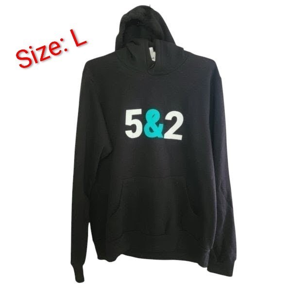 LARGE • The Chosen: 5&2 (Loaves & Fishes) Adult Black Hoodie Sweatshirt #034-041