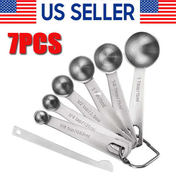 Stainless Measuring Steel 18/8 Spoons Set Cups and quality-01Piece Heavy Duty
