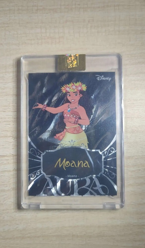 2025 kakawow Disney aura black 1/1 one of one Moana Signature Autohraph -CHAI