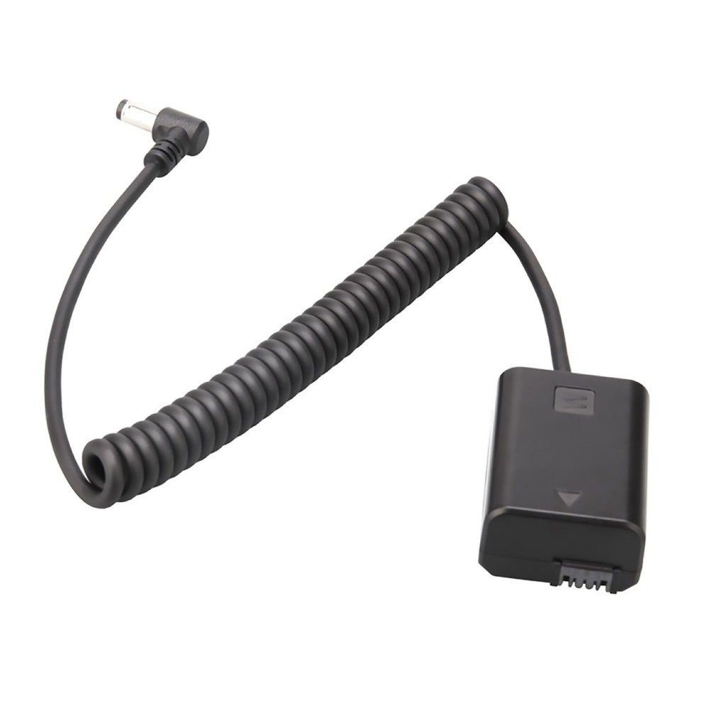 Decoded NP-FW50 Dummy Battery DC Coupler Cable for Sony  A7II A7S2 A7M2 A7R2