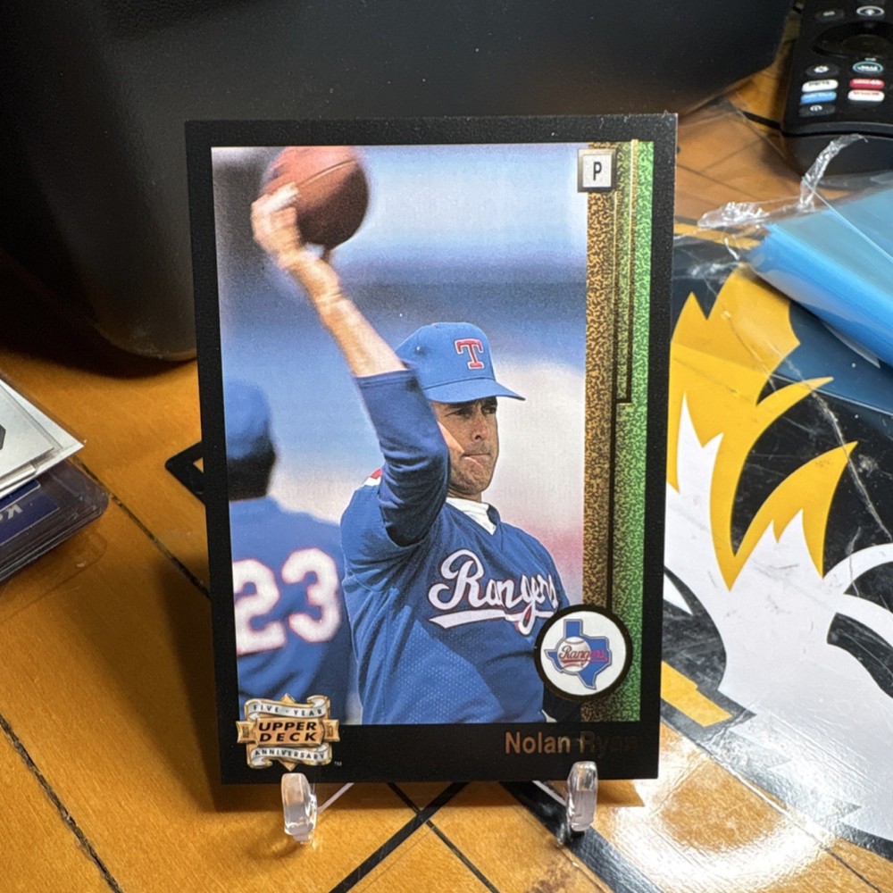Upper Deck 1989 Nolan Ryan A5 High Series Texas Rangers Baseball Trading Card