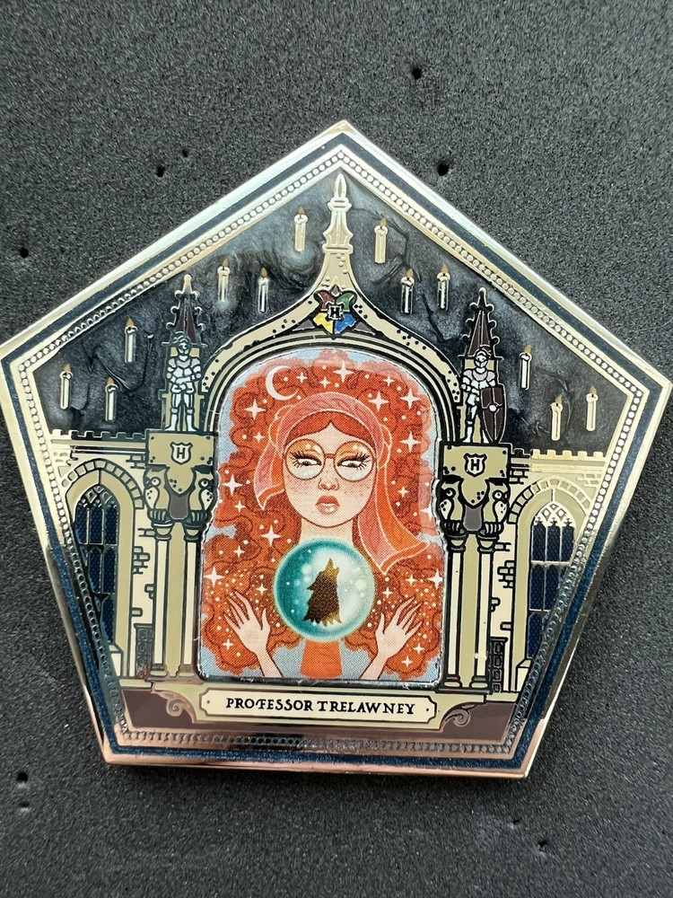 Harry Potter FANTASY Pin - Chocolate Frog Card Professor Trelawney Laserbrain