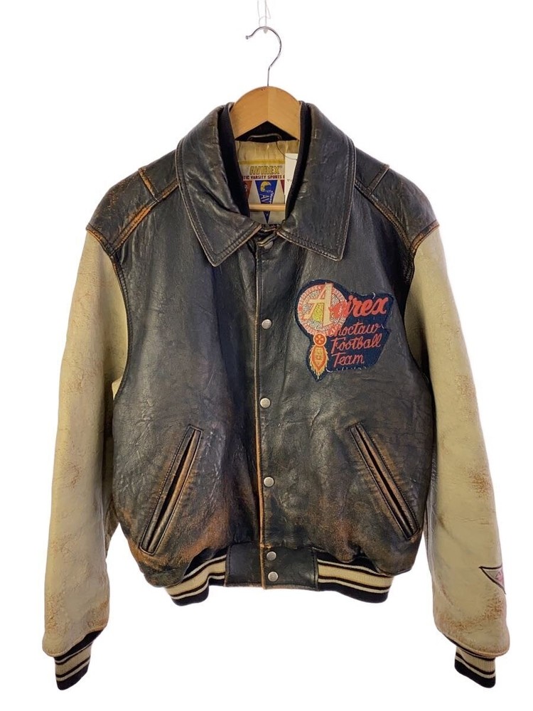 Avirex Leather Jacket Blouson/M/Leather/Brw 11201