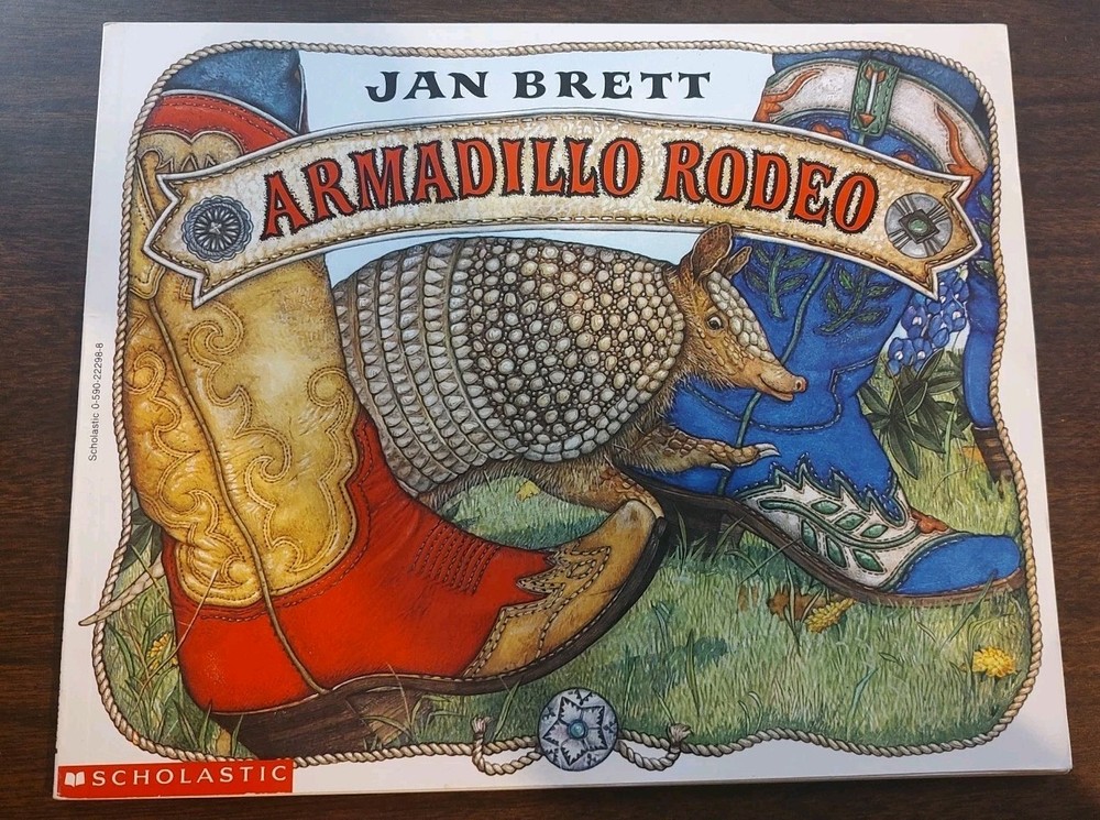 Armadillo Rodeo - 9780590222983, paperback, Jan Brett