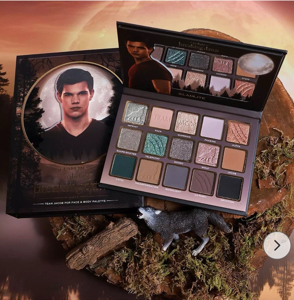 Glamlite x Twilight Saga Breaking Dawn Team Jacob Makeup Palette New In Box