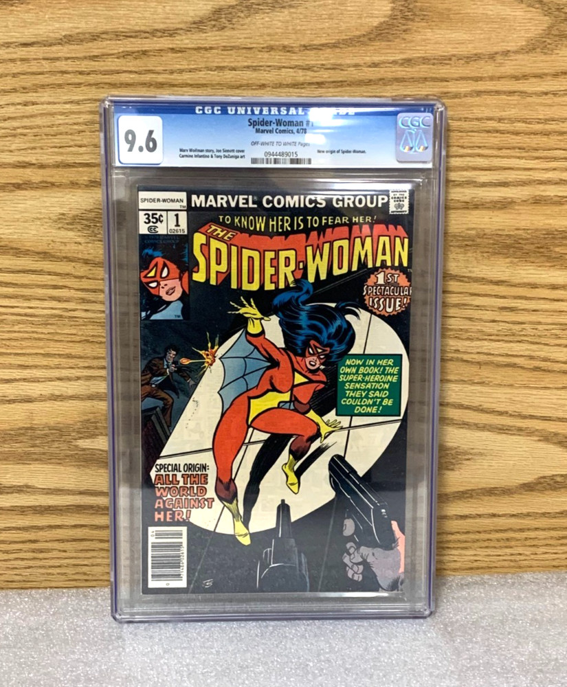 Spider-Woman #1 CGC 9.6 Marvel Comic 1978 KEY New Origin of Jessica Drew **READ*