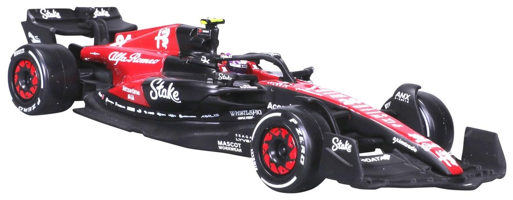 Bburago 1/43 Alfa Romeo F1 Team Sauber C43 2023 No.24 Zhou Guanyu Driver